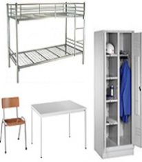 Möbel für Wohnheime und Unterkünfte