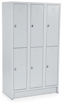 Schließfachschrank PROsteel 6 Abteile