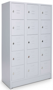 Schließfachschrank PROsteel 15 Abteile