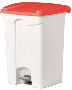 Abfallbehälter TKG Change 45 Liter Kunststoff Deckel Rot