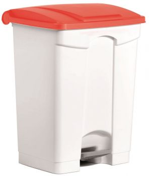 Abfallbehälter TKG Change 70 Liter Kunststoff Deckel Rot