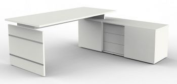 Schreibtisch Kerkmann Form4 mit Sideboard