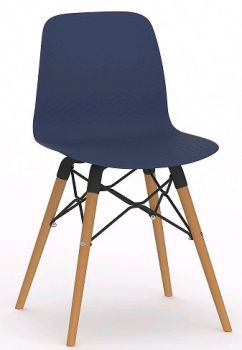 Stuhl PS ZERO mit Naturholzgestell