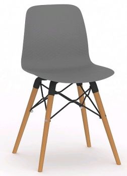Stuhl PS ZERO mit Naturholzgestell