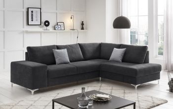 Ecksofa New Look Linea Ottomane rechts mit Schlaffunktion