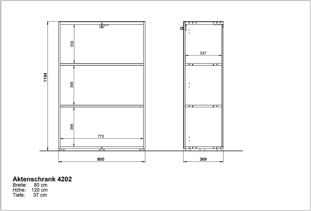 Aktenschrank abschliessbar-4202-242