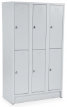Schließfachschrank PROsteel 6 Abteile