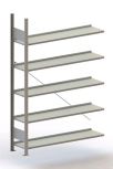 Anbauregal Compact S30 - verzinkt B1250 mm