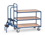 Kommissionierwagen Fetra mit TPE Bereifung