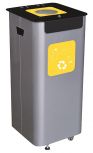 Abfallbehälter Menden Einwurfmodell Volumen 70 Liter Gelb