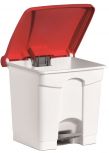 Abfallbehälter TKG Change 30 Liter Kunststoff Deckel Rot