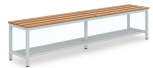 Garderobenbank PROsteel B160 mit Schuhrost