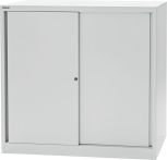 Metallschiebentürenschrank Bisley Eco 3 Ordnerhöhen