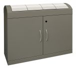 Sortsystem PTD 4 mit Pendelklappen Edelstahl