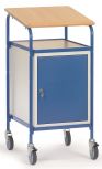 Rollpult Fetra mit Schreibfläche und Stahlschrank