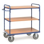 Etagenwagen Fetra mit 3 Böden aus Holz