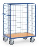 Paketwagen Fetra mit Drahtgitterwänden