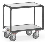 ESD-Beistellwagen Fetra -2 Etagen mit Rand