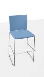 Barhocker Ariz Chrom Stoff