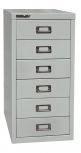 Metallschubladenschrank Bisley Multidrawer mit 6 Schubladen