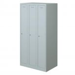 Bisley Garderobenschrank Primary Locker 3 Abteile 1 Fach