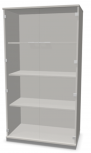 Glasflügeltürschrank SQart 4 Ordnerhöhen