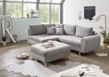 Ecksofa Alice 2teilige Ecke rechts mit Hocker