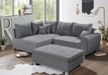 Ecksofa Anja 2teilige Ecke rechts mit Hocker