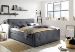 Boxspringbett Calgary 2 180x200 cm mit Bettkasten und Topper