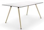 Tisch SAM mit Tischplatte in HPL Weiß